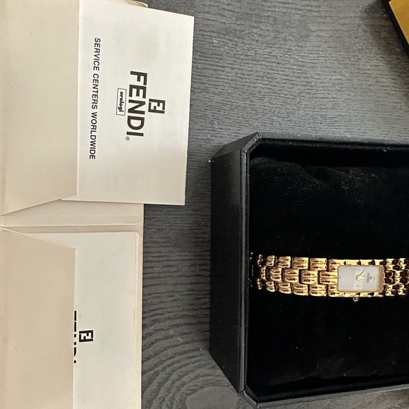 Fendi Gold Bracelet Timepiece main image 5
